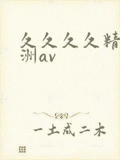 久久久久精品亚洲av