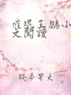 催眠王鹏小说全文阅读