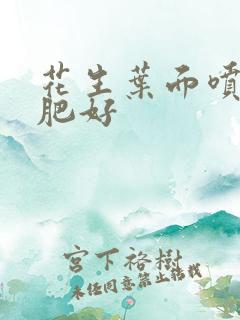 花生叶面喷什么肥好