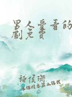 男人爱看的电视剧免费