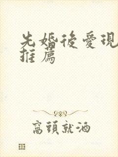 先婚后爱现言文推荐