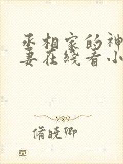 丞相家的神医福妻在线看小说