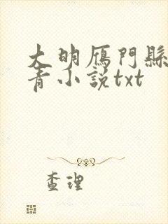 大明雁门县令叶青小说txt