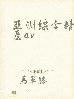 亚洲综合精品国产av