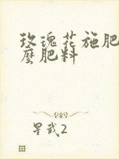 玫瑰花施肥施什么肥料