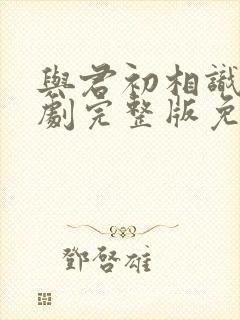 与君初相识电视剧完整版免费高清