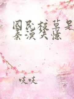 国民校草是女生秦漠失忆