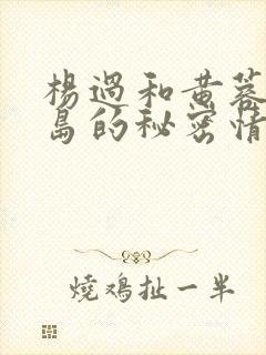 杨过和黄蓉在荒岛的秘密情缘