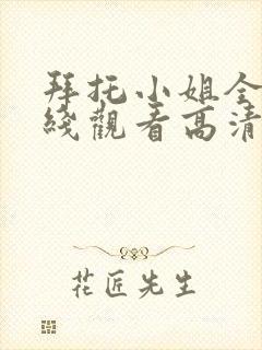 拜托小姐全集在线观看高清