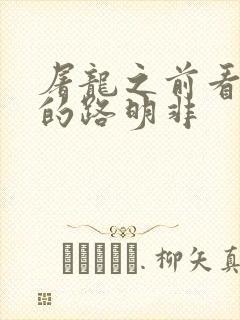 屠龙之前看龙族的路明非