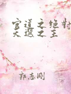 官道之绝对权力天选之主