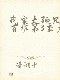 我家大师兄脑子有坑第3季免费观看