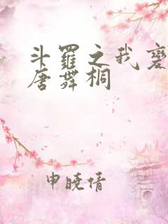 斗罗之我变成了唐舞桐