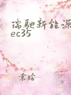 瑞驰新能源汽车ec35