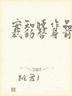安知晓作品:总裁的替身前妻完本