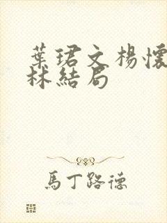 叶珺文杨怀洲阮林结局