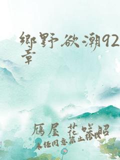 乡野欲潮92 章
