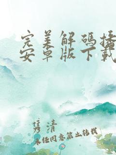 完美解码播放器安卓版下载