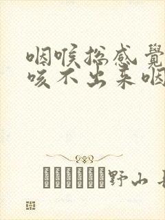 咽喉总感觉有痰咳不出来咽不下去 咽喉总感觉有痰咳不出来咽不下去