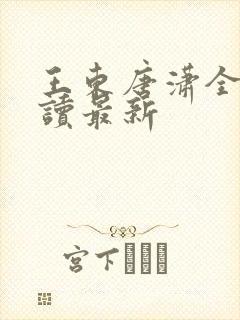 王东唐潇全本阅读最新
