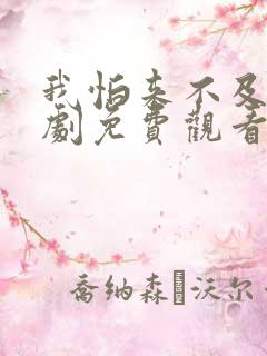 我怕来不及电视剧免费观看全集