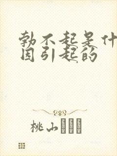 勃不起是什么原因引起的