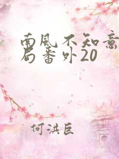 南风不知意大结局番外20