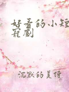 好看的小短剧甜宠剧