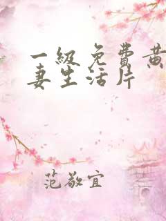 一级免费黄色夫妻生活片