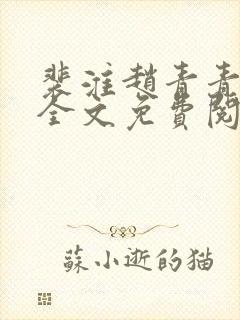裴淮赵青青小说全文免费阅读