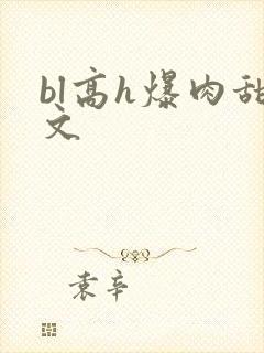 bl高h爆肉甜文