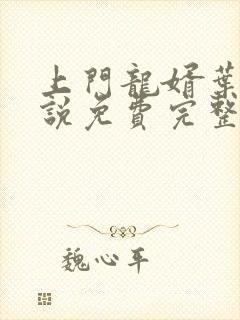 上门龙婿叶辰小说免费完整版