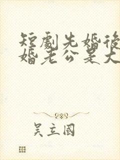 短剧先婚后爱闪婚老公是大佬