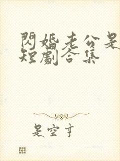 闪婚老公是总裁短剧合集