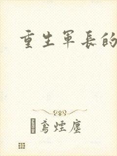 重生军长的弃妻