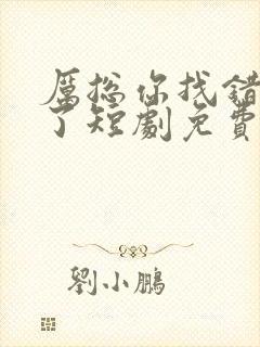 厉总你找错夫人了短剧免费观看