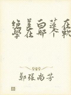 绝美白莲在线教学在哪个软件看小说