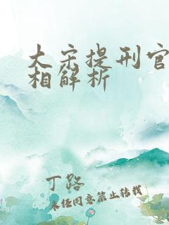 大宋提刑官2真相解析