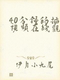 40分钟的插曲视频在线观看我国