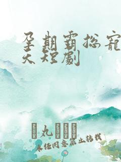 孕期霸总宠我上天短剧