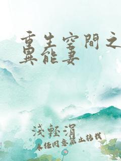 重生空间之首长异能妻
