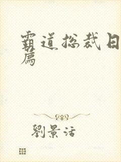 霸道总裁日漫推荐