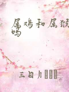 属鸡和属猴合财吗