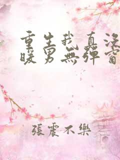 重生我真没想当暖男无弹窗