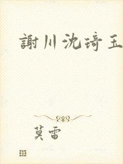 谢川沈琦玉小说