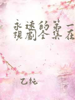 永远的第一名电视剧全集在线观看免费播放
