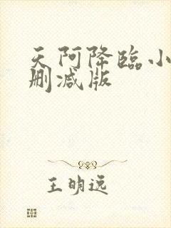 天阿降临小说未删减版