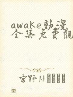 awake动漫全集免费观看