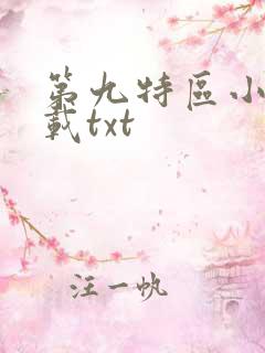 第九特区小说下载txt