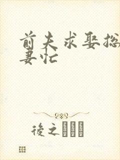 前夫求娶总裁追妻忙